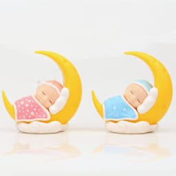 image-Micro-view Moon Cover Quilt Sleeping Baby Handmade