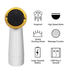 image-New Electric Pedicure Smooth Machine Callus Remover USB Charge Foot