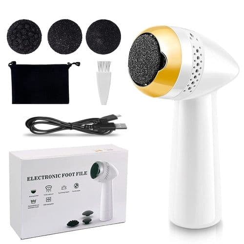 image-New Electric Pedicure Smooth Machine Callus Remover USB Charge Foot