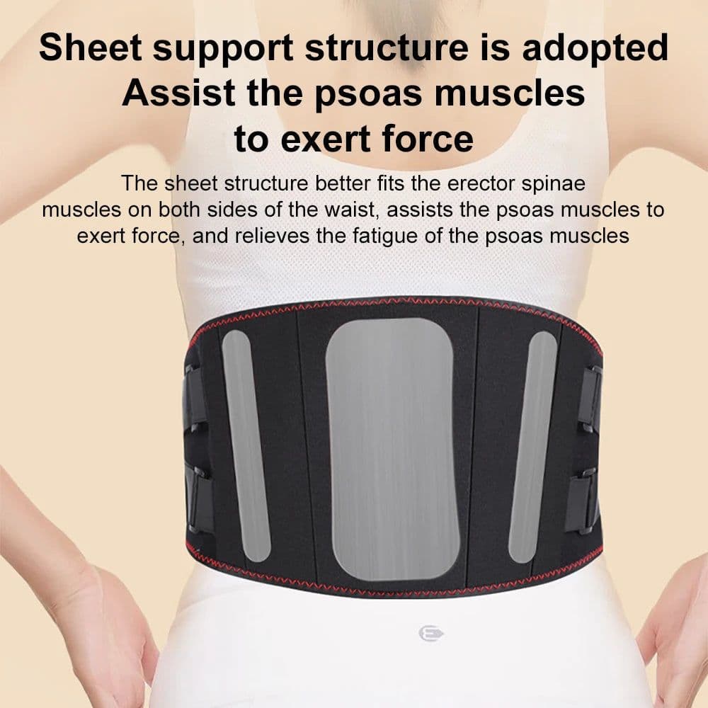 image-Electric Heating Waist Massage Belt Back Support Warm Hot Compress