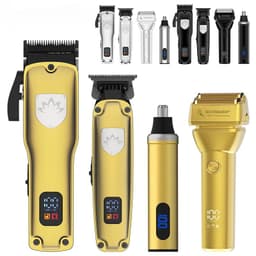image-Professional Hair Clipper Set Men's Oil Head Carving Electric Push