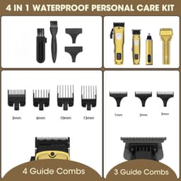 image-Professional Hair Clipper Set Men's Oil Head Carving Electric Push