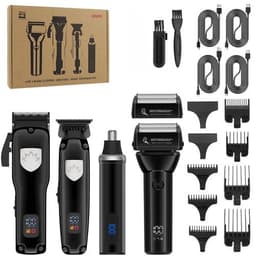image-Professional Hair Clipper Set Men's Oil Head Carving Electric Push