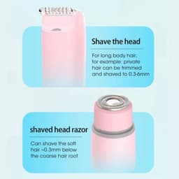 image-Electric Bikini Trimmer for Women - 2 in 1 Electric Lady Clipper Pubic