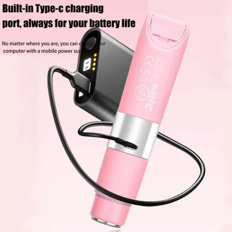 image-Electric Bikini Trimmer for Women - 2 in 1 Electric Lady Clipper Pubic