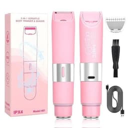 image-Electric Bikini Trimmer for Women - 2 in 1 Electric Lady Clipper Pubic