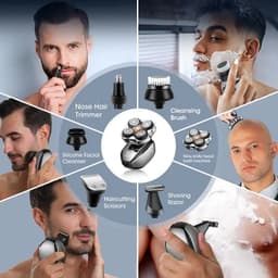 image-Head Shavers for Bald Men Shaver, 5 in 1 Electric Razor with