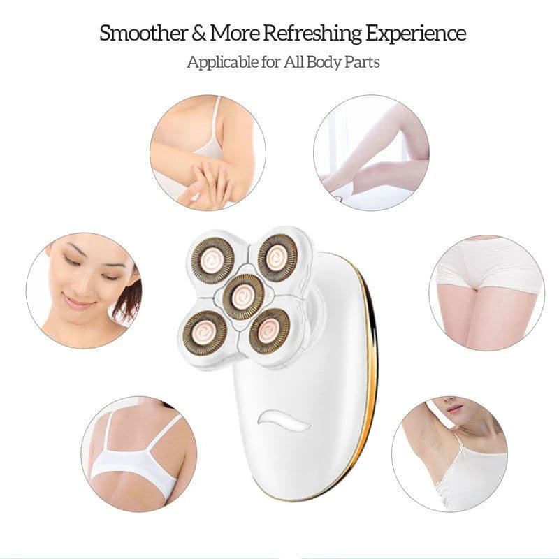 image-3 In 1 Lady Electric Shaver Painless Electric Hair Removal for Women