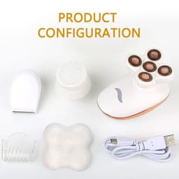 image-3 In 1 Lady Electric Shaver Painless Electric Hair Removal for Women