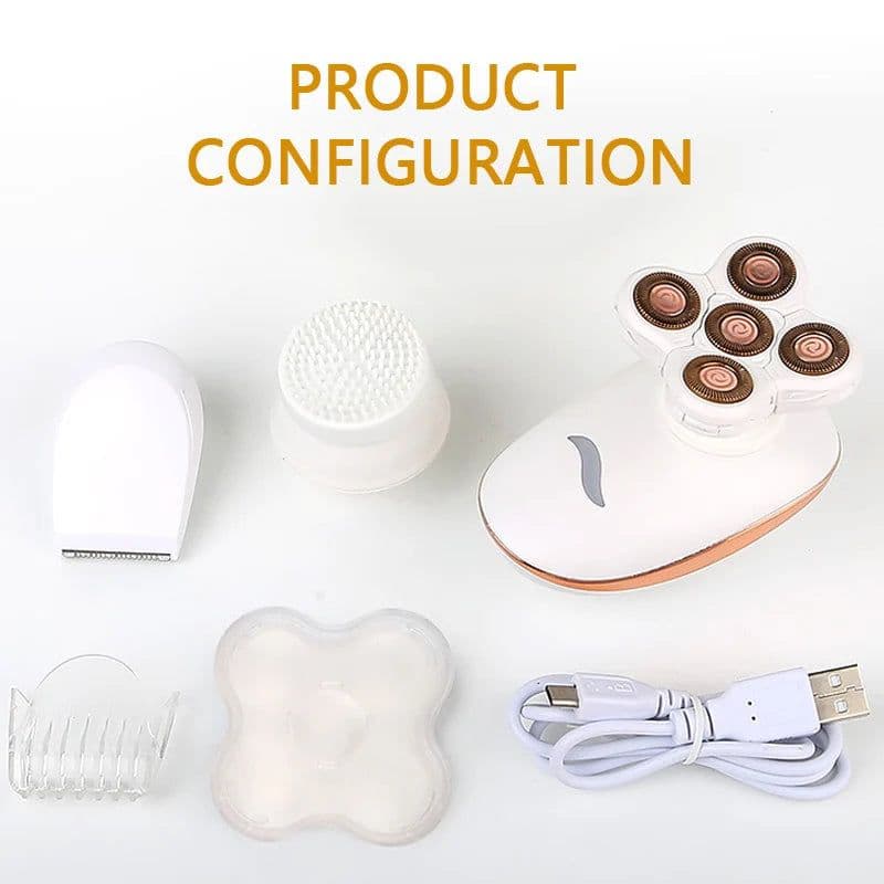 image-3 In 1 Lady Electric Shaver Painless Electric Hair Removal for Women