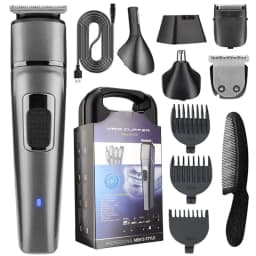 image-Four in 1 Multifunctional Men's Hair Clipper Beard Clipper Nose Hair