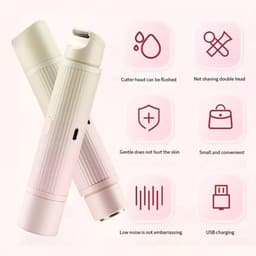 image-Hair Trimmer Women Electric Epilator Rechargeable Electric Epilator