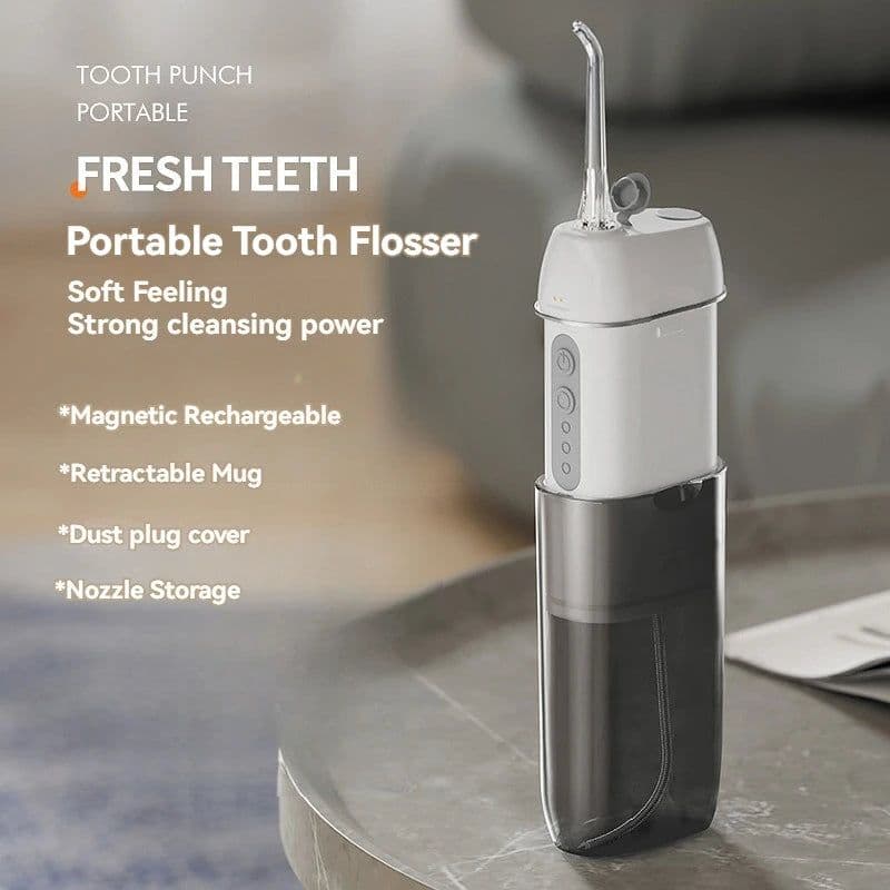 image-Water Floss Oral Irrigator Rechargeable Portable Dental Water Jet Home