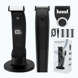 image-Electric Beard Trimmer Razor for Men Trim Edge Shave Wet or Dry with