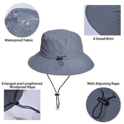 image-Sun Hat Quick Dry Waterproof Women Lightweight Fishing Hat with