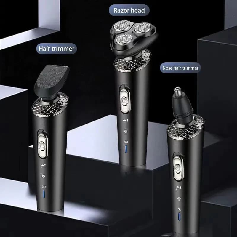 image-Electric Shaver 3 in 1 Multifunctional Portable Waterproof Men Smart