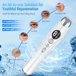 image-Electric Eye Massager Vibrating Beauty Device Color Light Heating