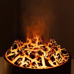 image-New Volcanic Crack Aromatherapy Wood Grain Humidifier Home Office