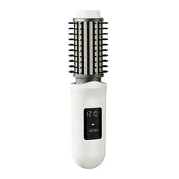 image-Cordless Hair Curling Iron Brush USB Rechargeable Travel Heated Round