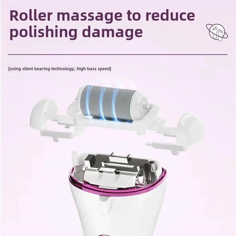 image-Electric Foot Grinder Dead Skin Remover Home Use Foot Scrubbing Tool