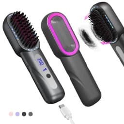 image-New Wireless Hair Straightener Shrink Design Type-C Straight Hair Comb