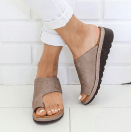 image-Large size sandals female spring and summer new European and American solid color ladies toe sandals foreign trade explosions wish Amazon cross-border