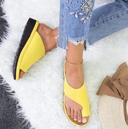 image-Large size sandals female spring and summer new European and American solid color ladies toe sandals foreign trade explosions wish Amazon cross-border