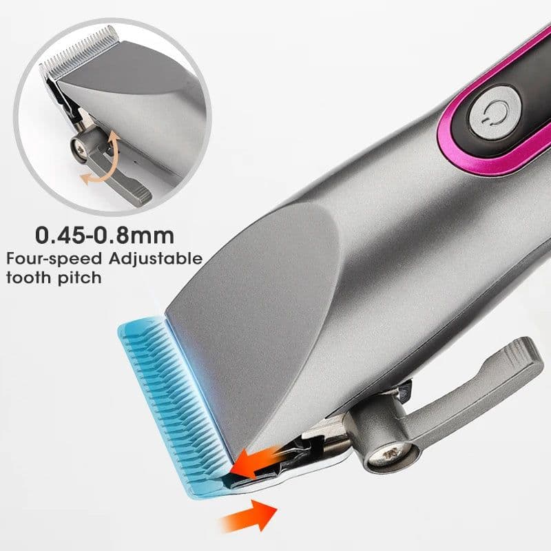 image-LCD Digital Display Hair Clipper Set Professional Electric Hair