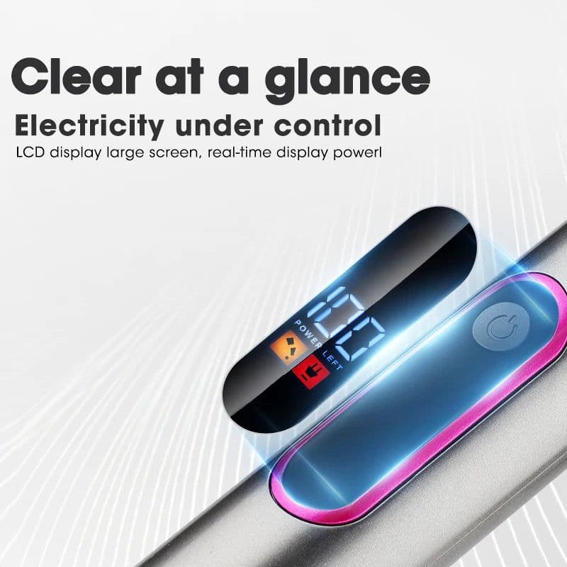 image-LCD Digital Display Hair Clipper Set Professional Electric Hair