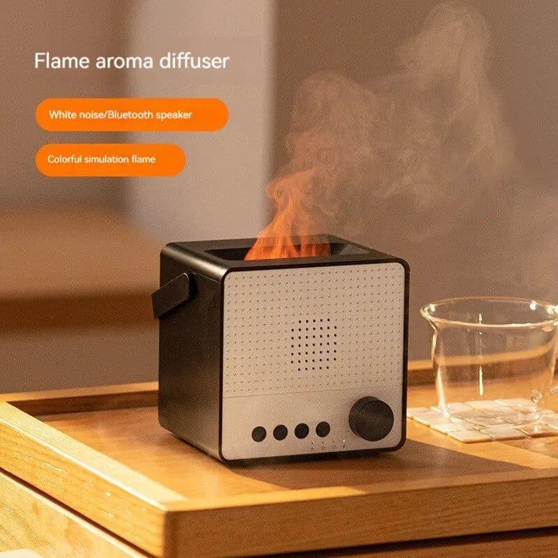 image-Creative Simulation of Colorful Flame Diffuser Wireless Smart
