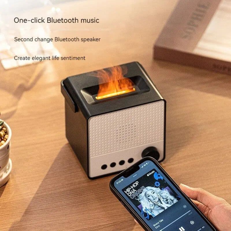 image-Creative Simulation of Colorful Flame Diffuser Wireless Smart