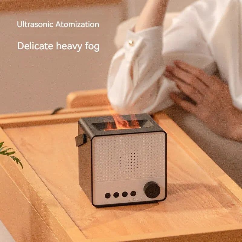 image-Creative Simulation of Colorful Flame Diffuser Wireless Smart