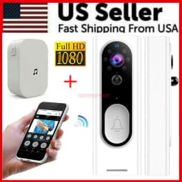 image-WiFi Ring Doorbell 1080P HD Security Camera Wireless Door Bell Camera