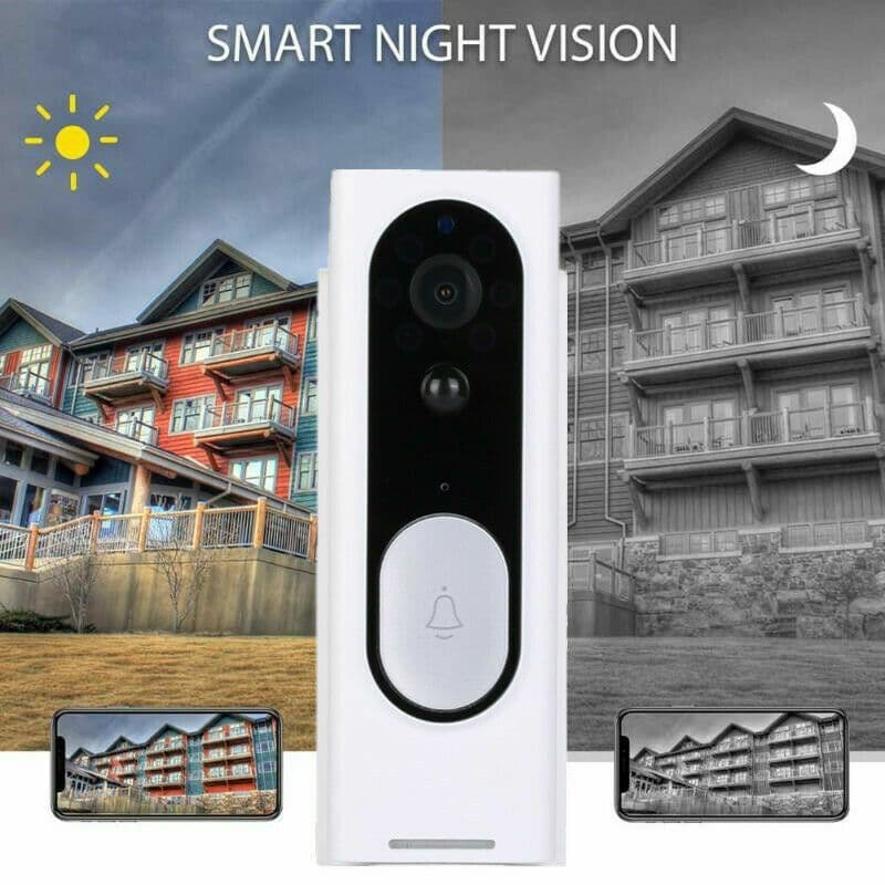 image-WiFi Ring Doorbell 1080P HD Security Camera Wireless Door Bell Camera