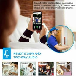image-WiFi Ring Doorbell 1080P HD Security Camera Wireless Door Bell Camera