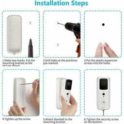 image-WiFi Ring Doorbell 1080P HD Security Camera Wireless Door Bell Camera