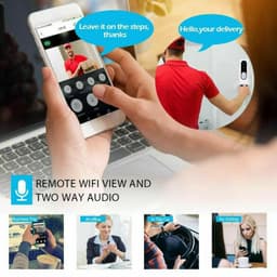 image-WiFi Ring Doorbell 1080P HD Security Camera Wireless Door Bell Camera