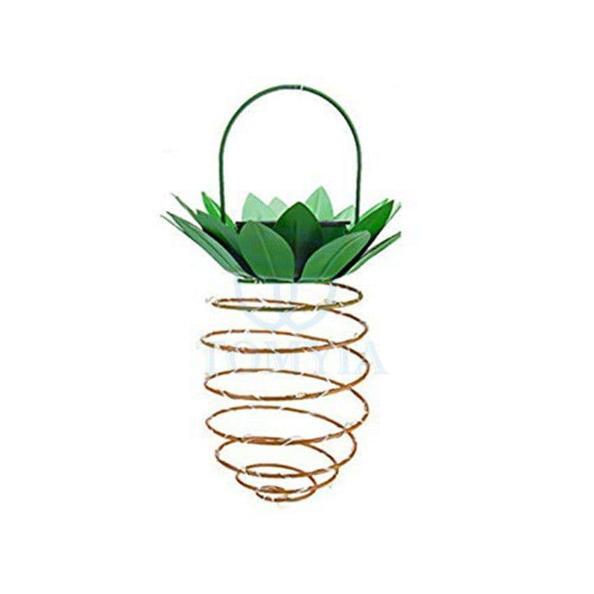 image-Outdoor Waterproof Garden Pineapple Solar Lights Path Lights
