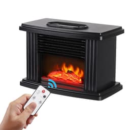 image-Electric Fireplace Heater LED Flame Effect Stove