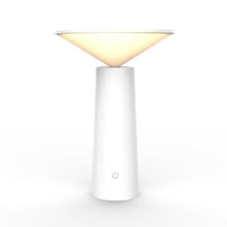 image-Rotating Lamp Head Three-color Light Charging Touch