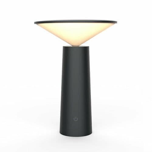 image-Rotating Lamp Head Three-color Light Charging Touch