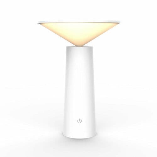 image-Rotating Lamp Head Three-color Light Charging Touch
