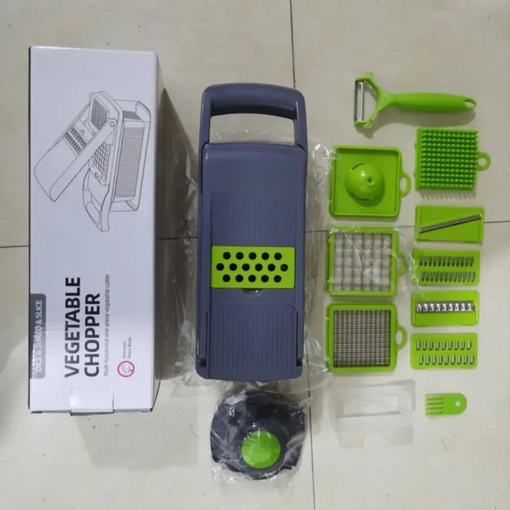 image-15/22 in 1 Multifunctional Vegetable Chopper Onion Chopper Handle Food