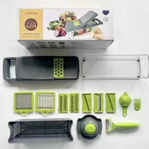 image-15/22 in 1 Multifunctional Vegetable Chopper Onion Chopper Handle Food