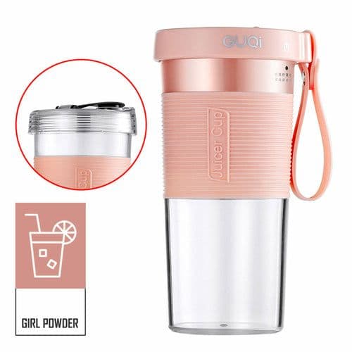image-Mini USB Rechargeable Portable Electric Fruit Juicer Kitchen