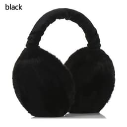 image-Fashion Autumn Winter Earmuffs Women Men Ear Warmer Plush Solid Color