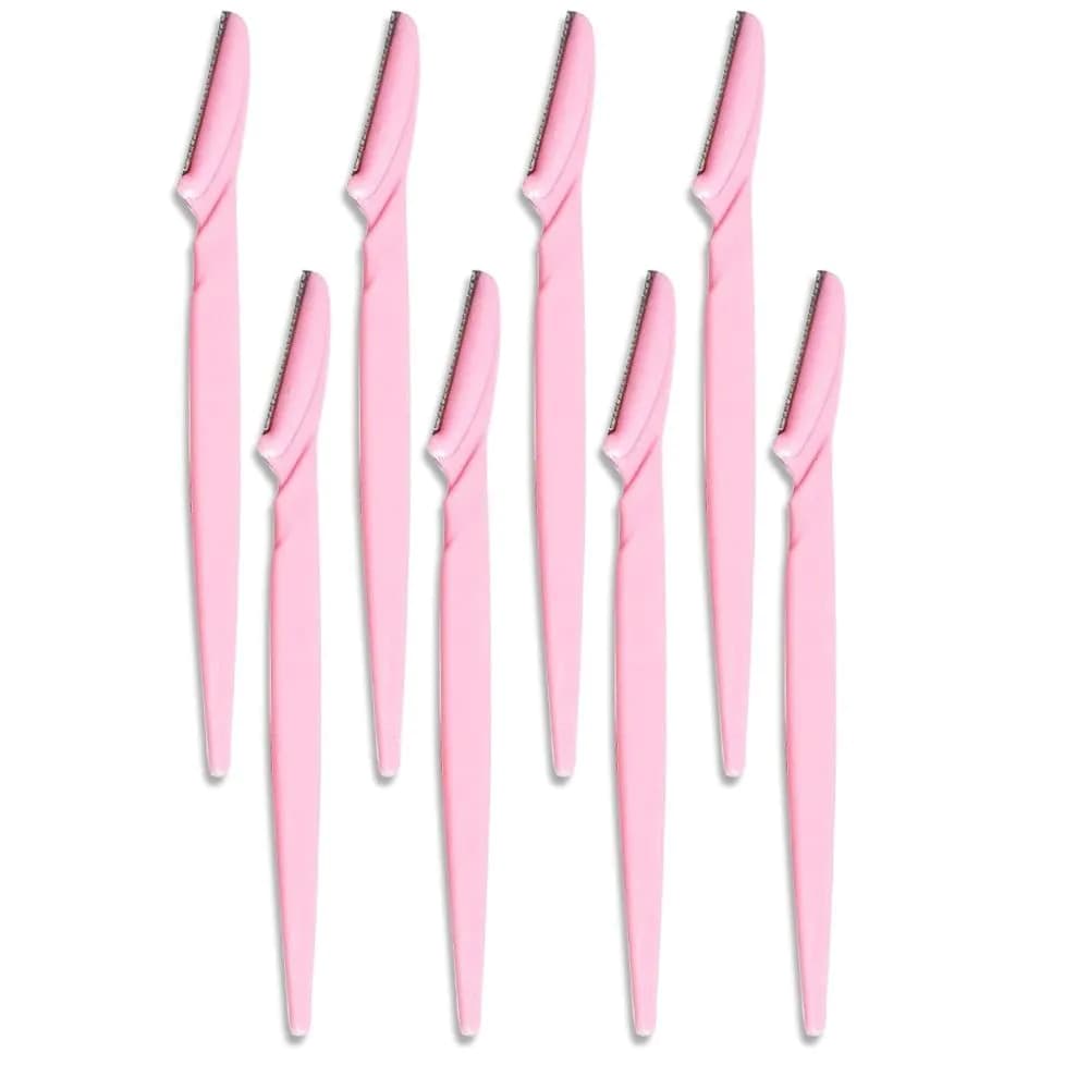 image-50Pcs Eyebrow Trimmer Blade Shaping Knife Eye Brow Epilation Face