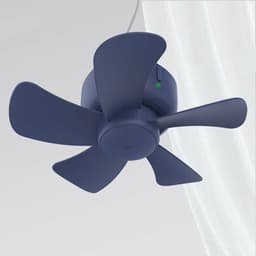 image-Remote Control Timing USB Powered Ceiling Fan Air Cooler
