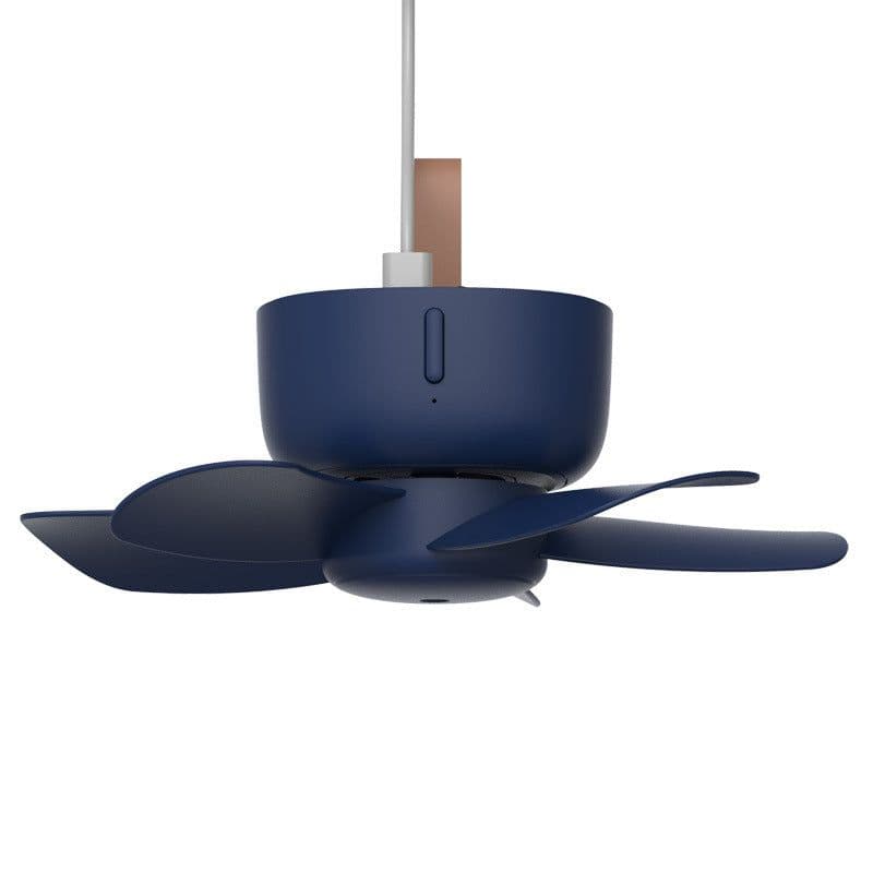 image-Remote Control Timing USB Powered Ceiling Fan Air Cooler