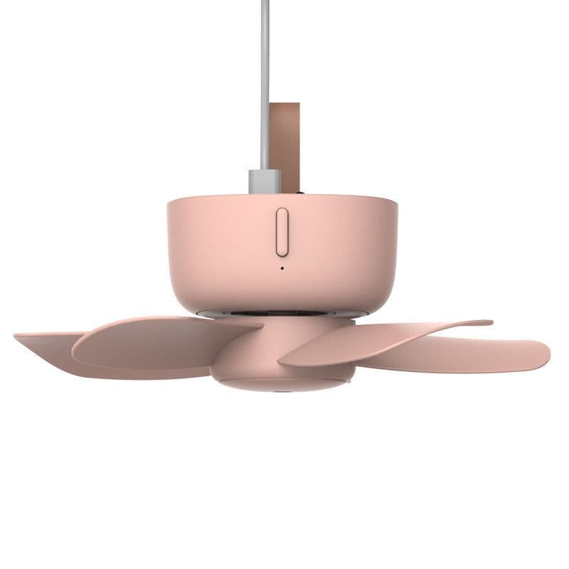image-Remote Control Timing USB Powered Ceiling Fan Air Cooler